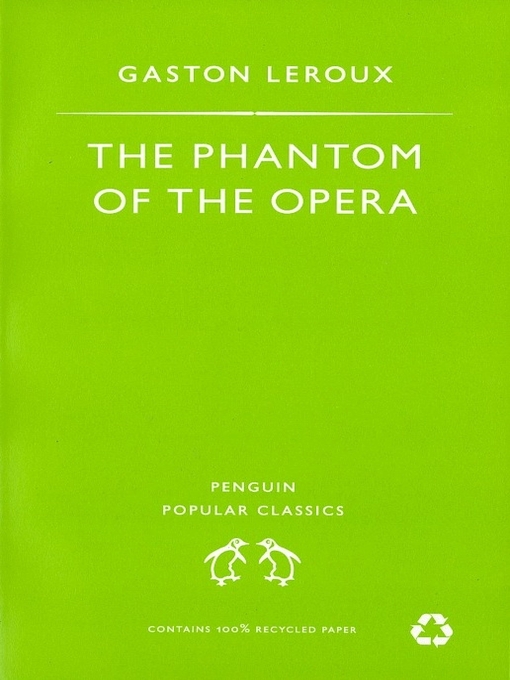 Cover image for The Phantom of the Opera